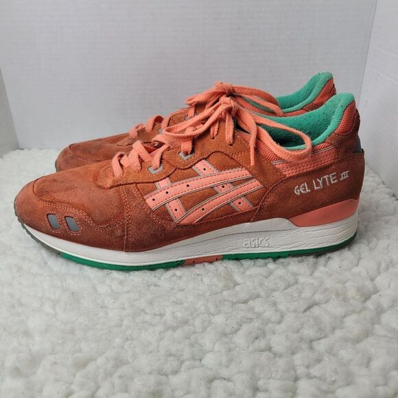 Asics Gel Lyte III Fresh Salmon Men’s Size 12 Athletic Sneaker Shoes - Picture 3 of 10